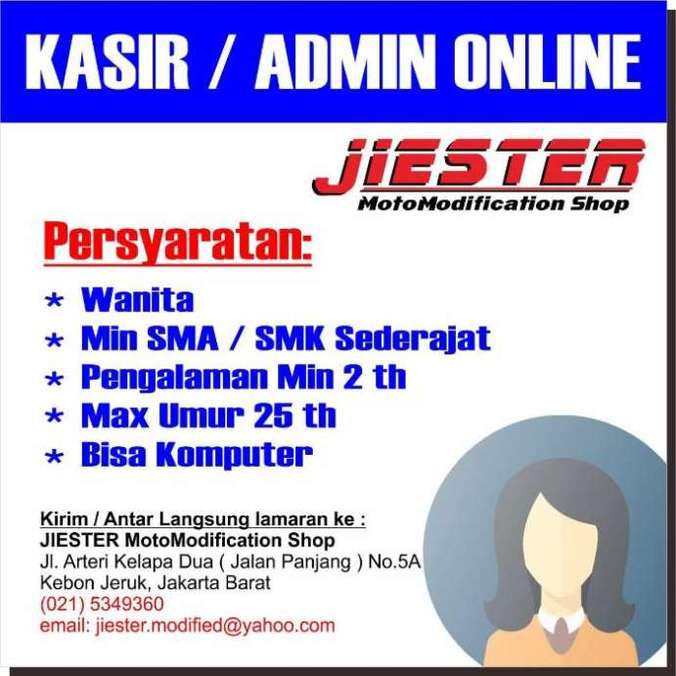 Lowongan Kerja Online Shop Jakarta Barat Dramatoon Com
