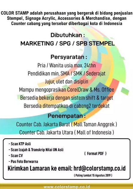Loker Di Mall Taman Anggrek