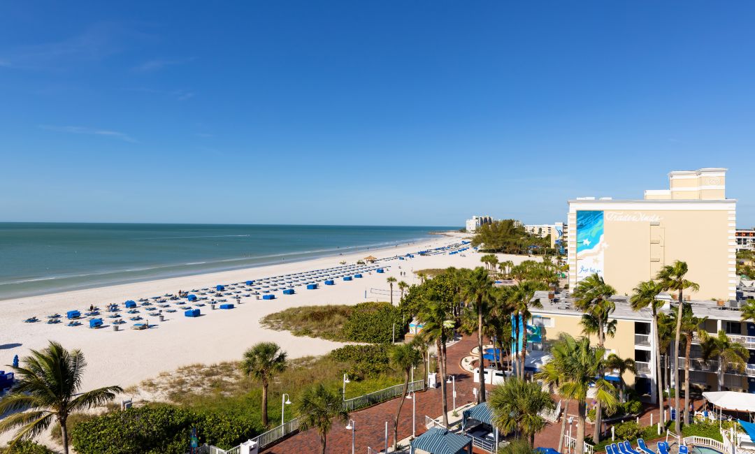 A Beach With Many People