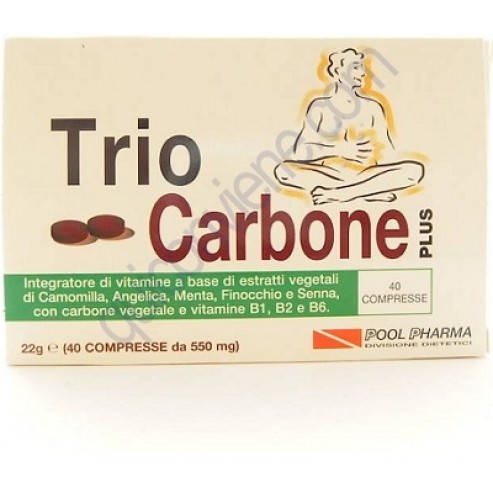 Triocarbone Plus Integratore Per Gonfiore Addominale E Meteorismo 40 Compresse Farmasave It