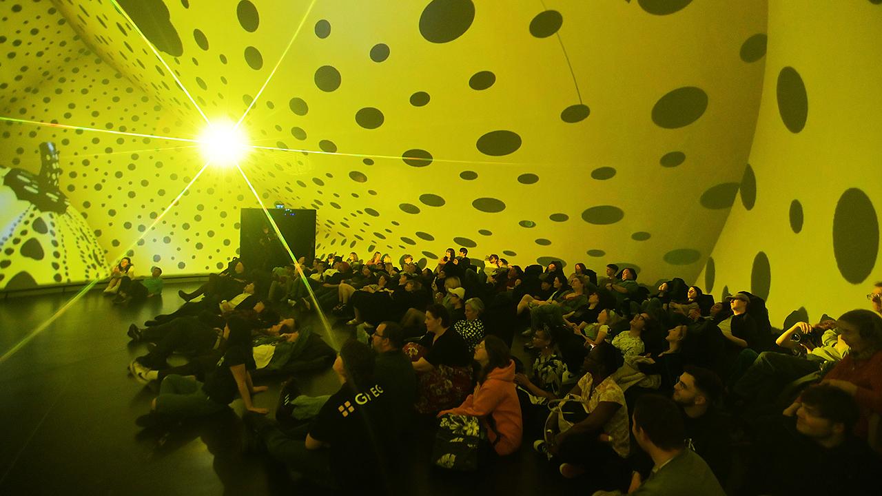 Exhibition in the 360 Dome at Devonport Market Hall