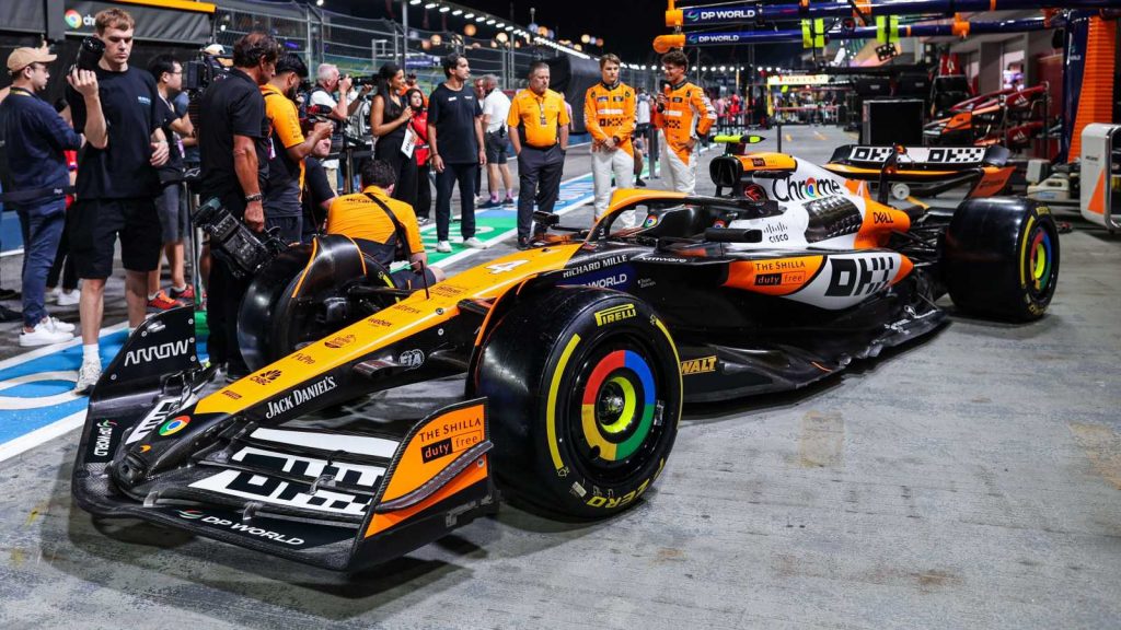 McLaren’s rear wing catches the eye for another reason at Singapore GP