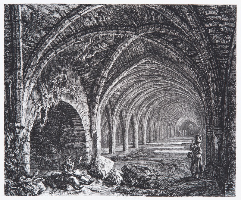 Cellarium, Fountains Abbey