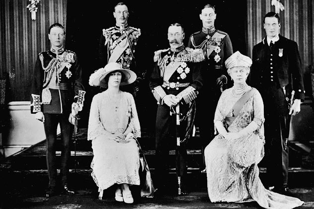 Le roi George V et sa famille