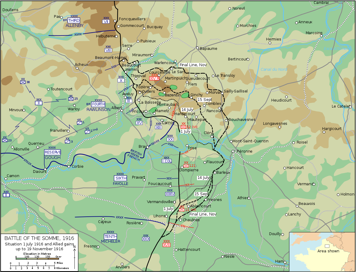 Bataille de la Somme, 1916