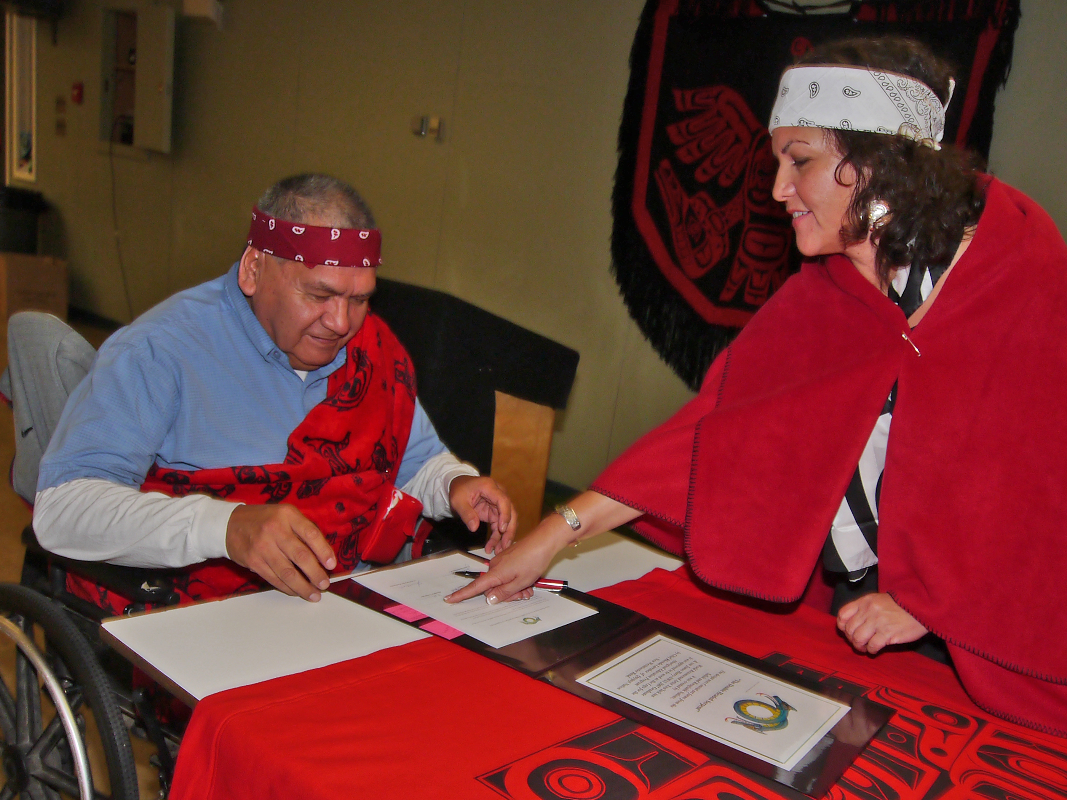 Signing of Aboriginal Education Enhancement Agreement