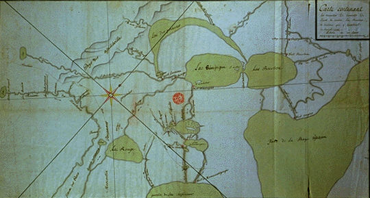 Map of La Vérendrye's Discoveries