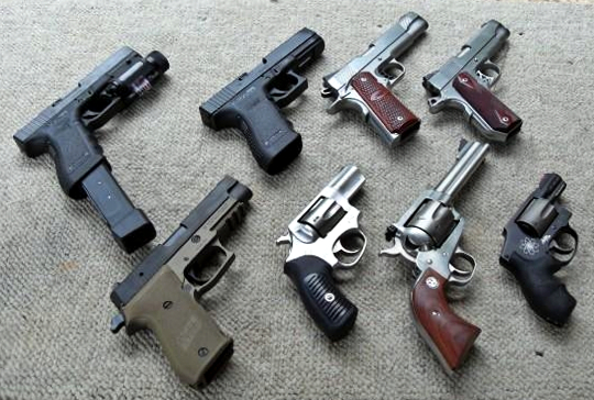 handguns