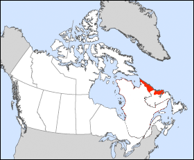 Carte du Nunatsiavut
