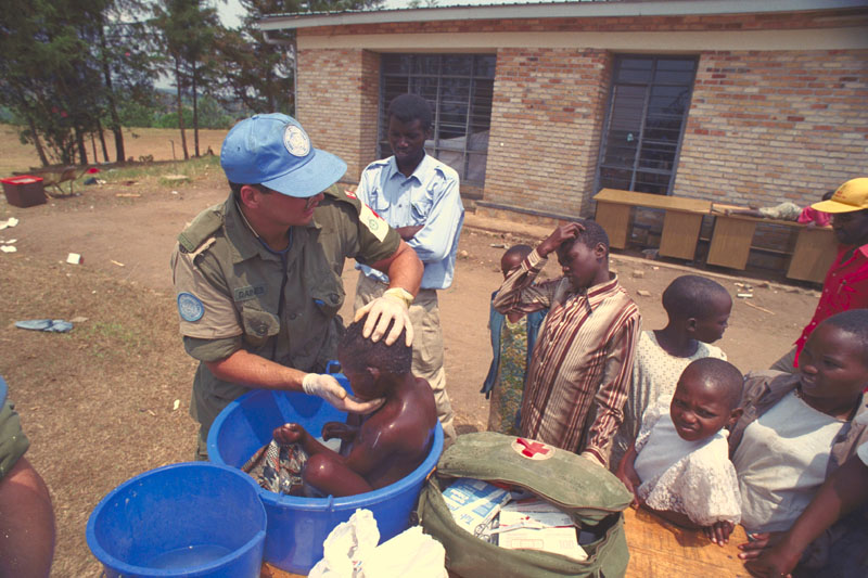 Casques bleus canadiens au Rwanda