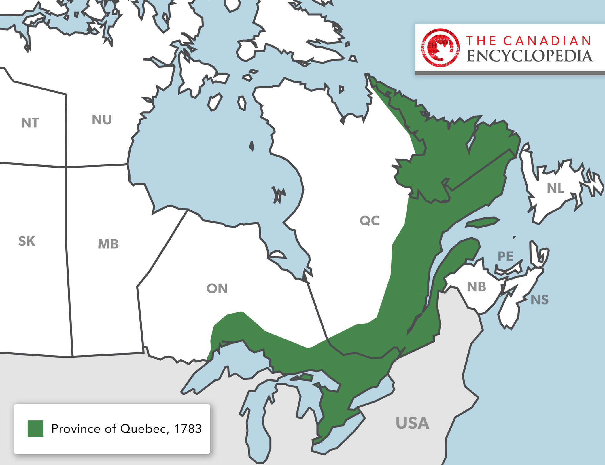 Province of Quebec, 1783