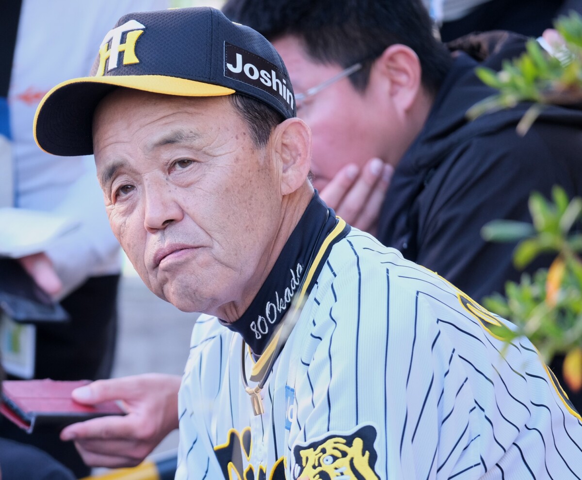 阪神の岡田監督は開幕GT戦の連敗は想定内だった（写真・黒田史夫）