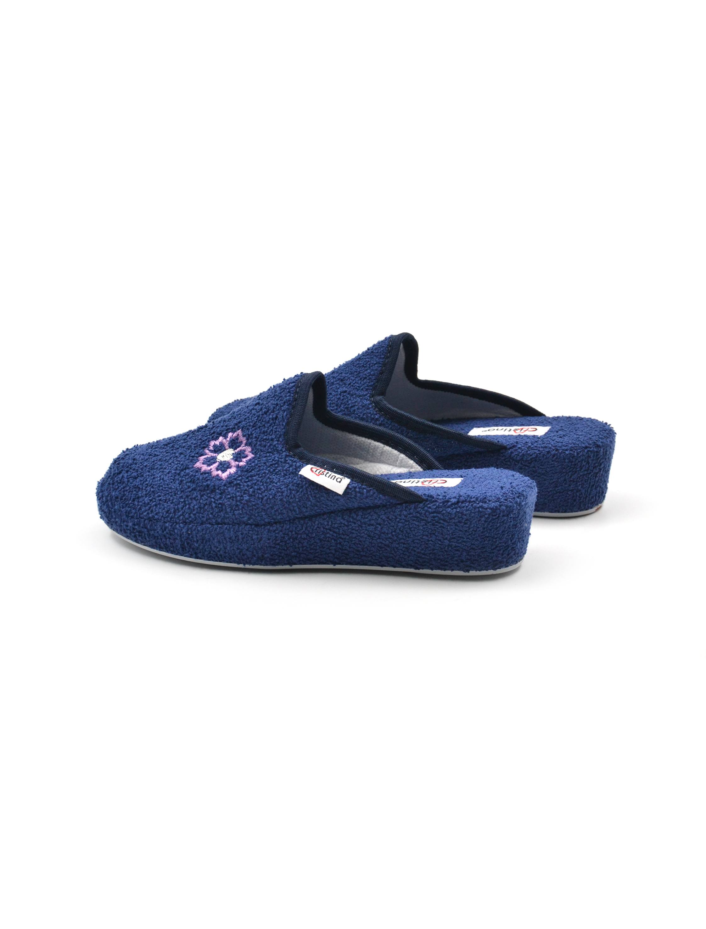 Cristina Cristina Ciabatte Da Camera Da Donna Calzature Colore Blu Taglia 40