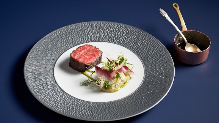 The A5 Saga Wagyu at Butcher's Block (Photo: Raffles Hotel Singapore)