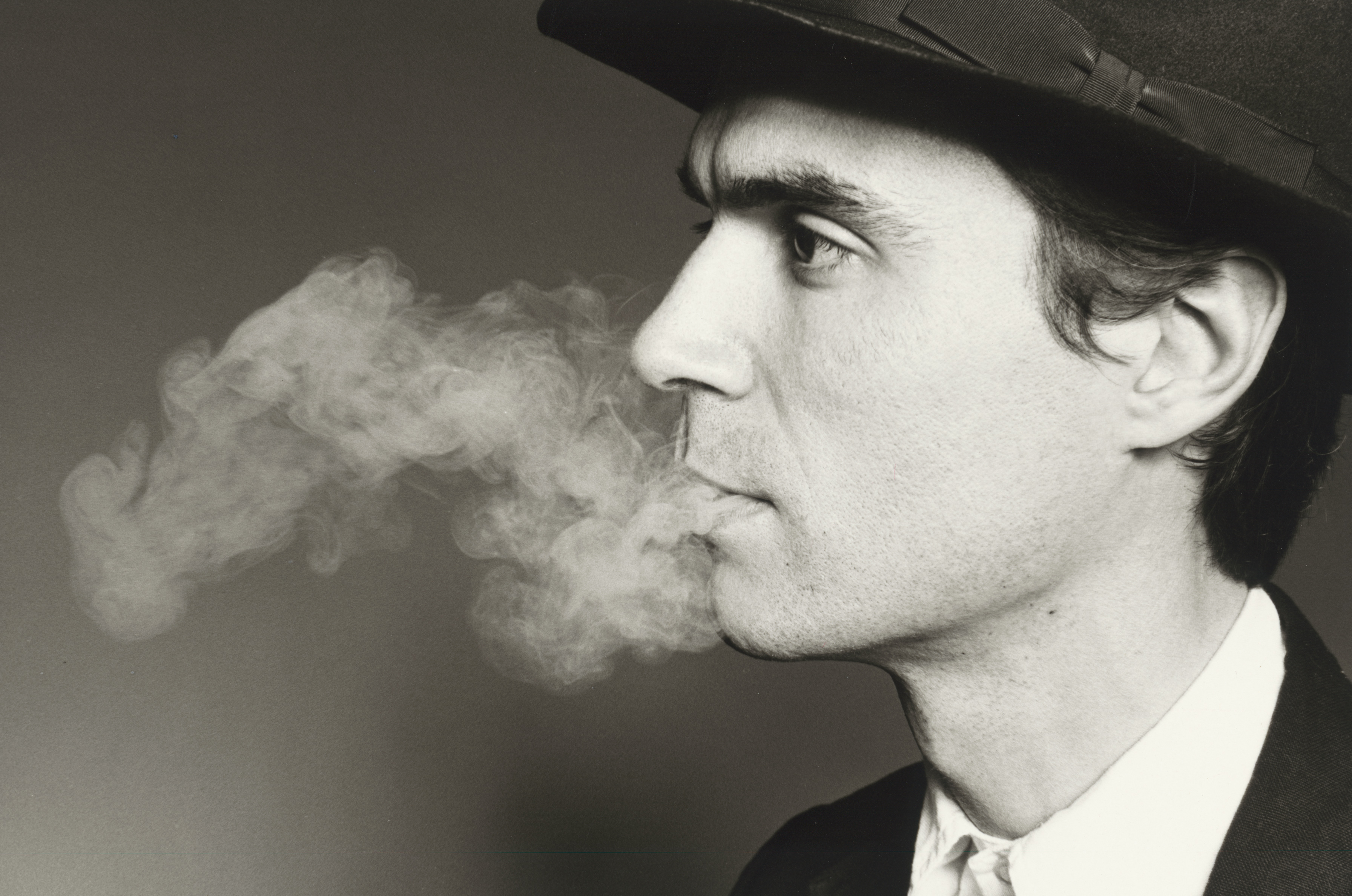 Photo of David Byrne by Marcia Resnick. Courtesy of National Portrait Gallery.