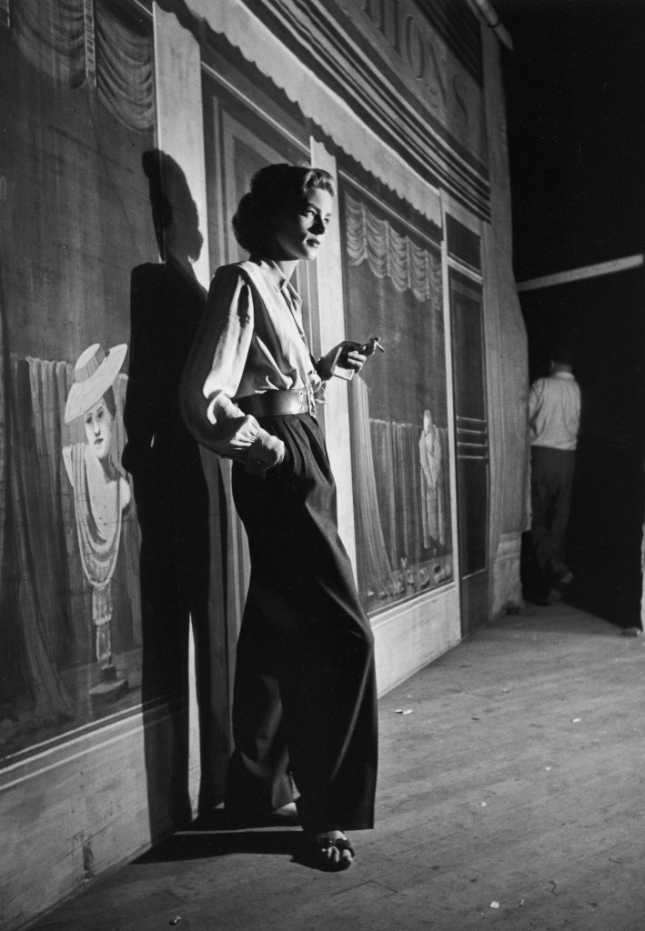 Photo of Lauren Bacall by Alfred Eisenstaedt. Courtesy of National Portrait Gallery.