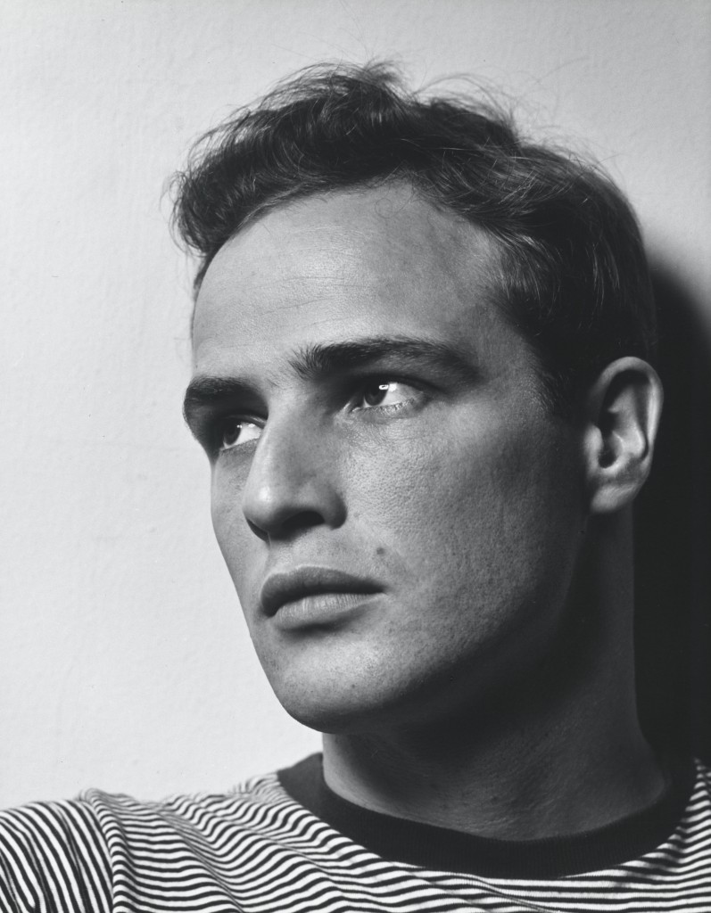 Photo of Marlon Brando by Philippe Halsman. Courtesy of National Portrait Gallery.