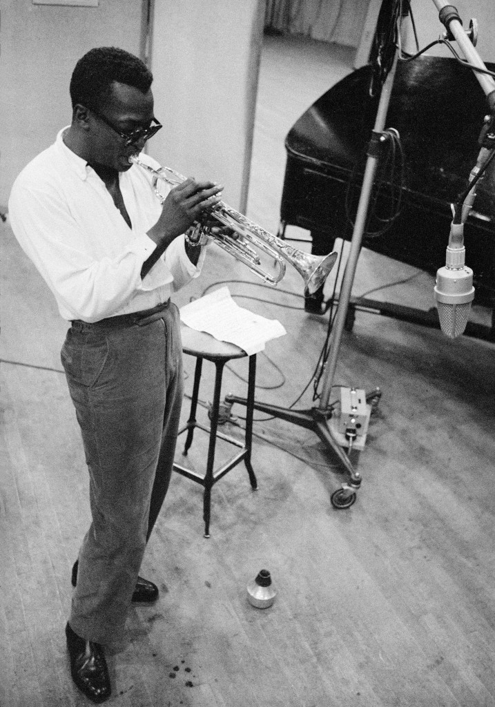 Photo of Miles Davis by Aram Avakian. Courtesy of National Portrait Gallery.
