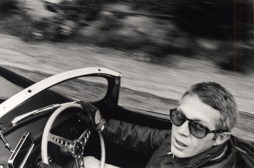 Photo of Steve McQueen by William Claxton. Courtesy of National Portrait Gallery.