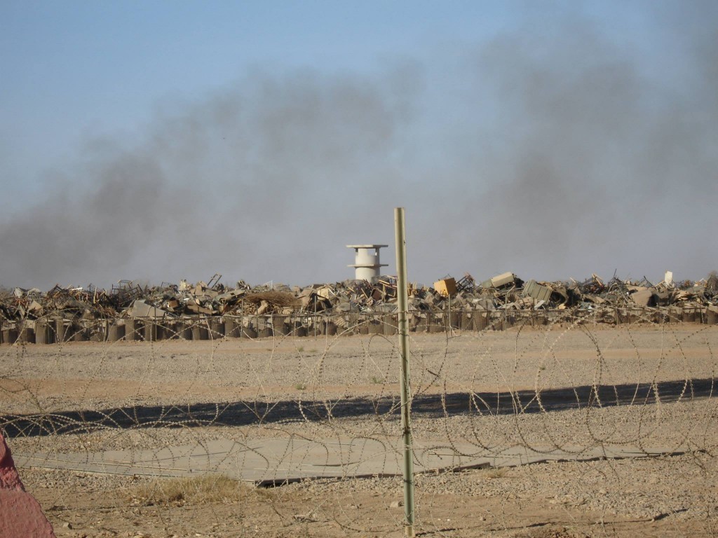 Camp Anaconda/Balad Air Base 2005-2006. Photo by Doug Dykstra.