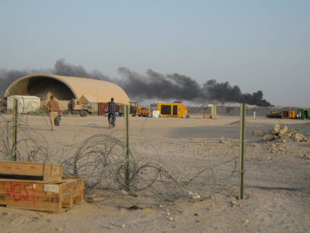 Al Taqaddum, Iraq, between 2006 and 2007. Photo by Elizabeth Hilpert