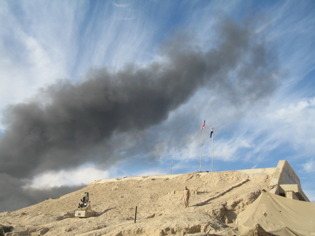 Al Taqaddum, Iraq, between 2006 and 2007. Photo by Elizabeth Hilpert