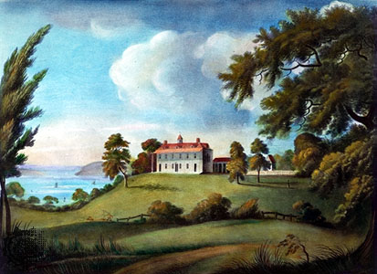 Mount Vernon, by Francis Jukes, 1800. Photo from Wikimedia Commons