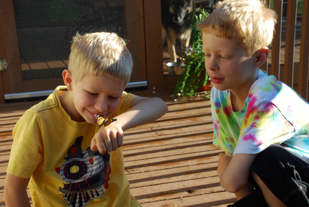 Ben Bredesen, left, and his brother Calvin. Photo by Laura Bredesen
