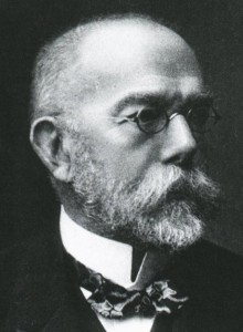 Portrait of Robert Koch (1843—1910). Photo published in 1907 in Les Prix Nobel