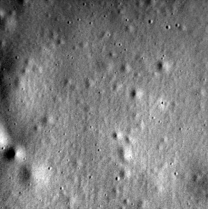 This image of Mercury's surface is the last one acquired and beamed back to Earth by to Earth by the Messenger spacecraft. NASA/Johns Hopkins University Applied Physics Laboratory/Carnegie Institution of Washington