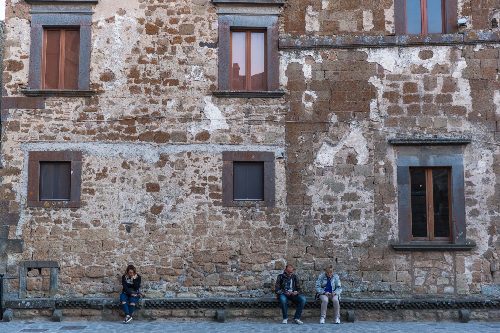In the evening Civita di Bagnoregio clears out, leaving it to a few tourists who stay at bed and breakfasts and the year-round residents. Photo by Frank Carlson