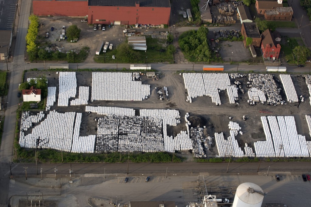 "The Bunn Family Home between Talbot Avenue and Washington Avenue 2013." Photo by LaToya Ruby Frazier