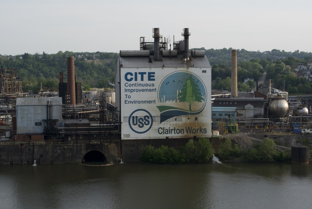 "United States Steel Clairton Coke Works, C.I.T.E. and Monongahela River 2013." Photo by LaToya Ruby Frazier