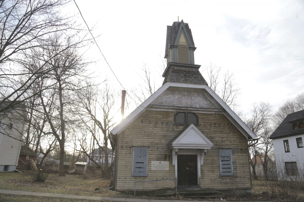 Harriet Tubman attended the A.M.E. Zion Church in Auburn, New York. The structure is a part of the Harriet Tubman National Historical Park. Michael D. Regan/PBS NewsHour 