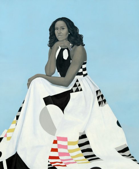 The official portrait of former first lady Michelle Obama was unveiled at the Smithsonian's National Portrait Gallery in Washington, D.C.