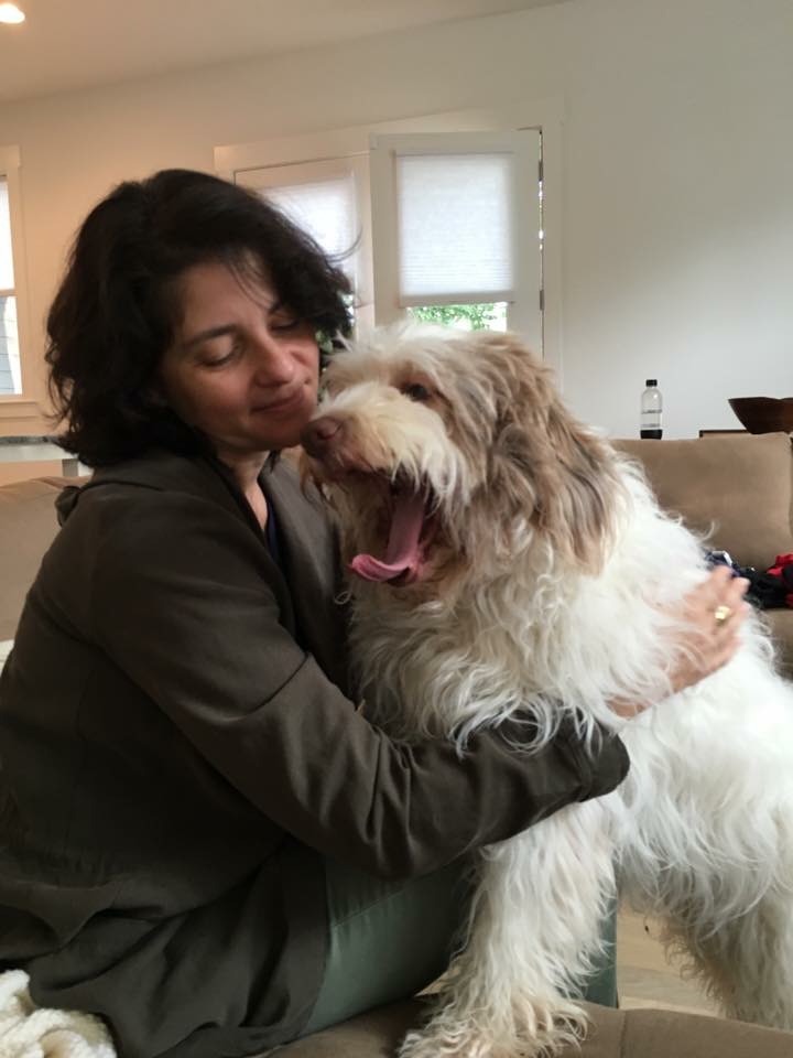 Herculano-Houzel disclosed that she kept her biases out of the research, but said her dog, Mielina, is a great example of why dogs are smarter than cats. Photo by Suzana Herculano-Houzel