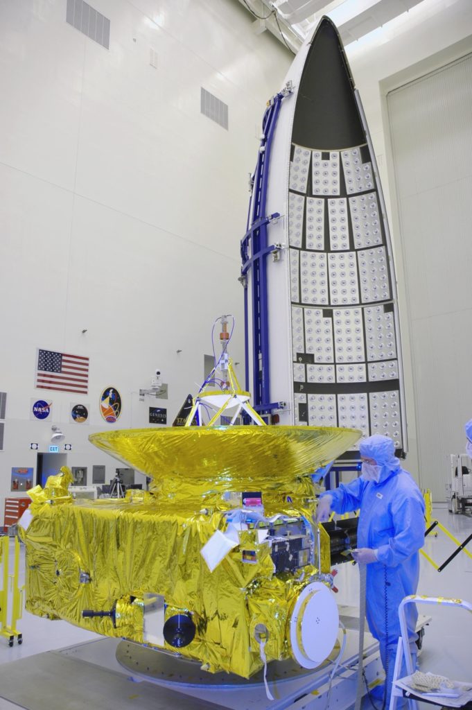 New Horizons in the clean room prior to launch in 2006. Photo provided by NASA