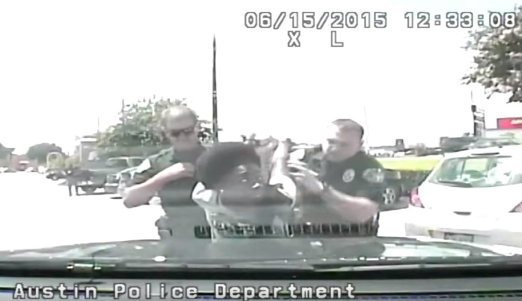 Image pulled from Austin Police Department dash-cam video