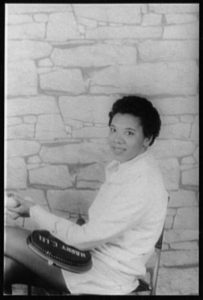 Portrait of Althea Gibson by Van Vechten in 1956. Photo courtesy of the Library of Congress