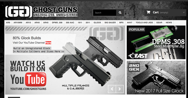 One gun kit seller’s website. Screenshot by The Conversation