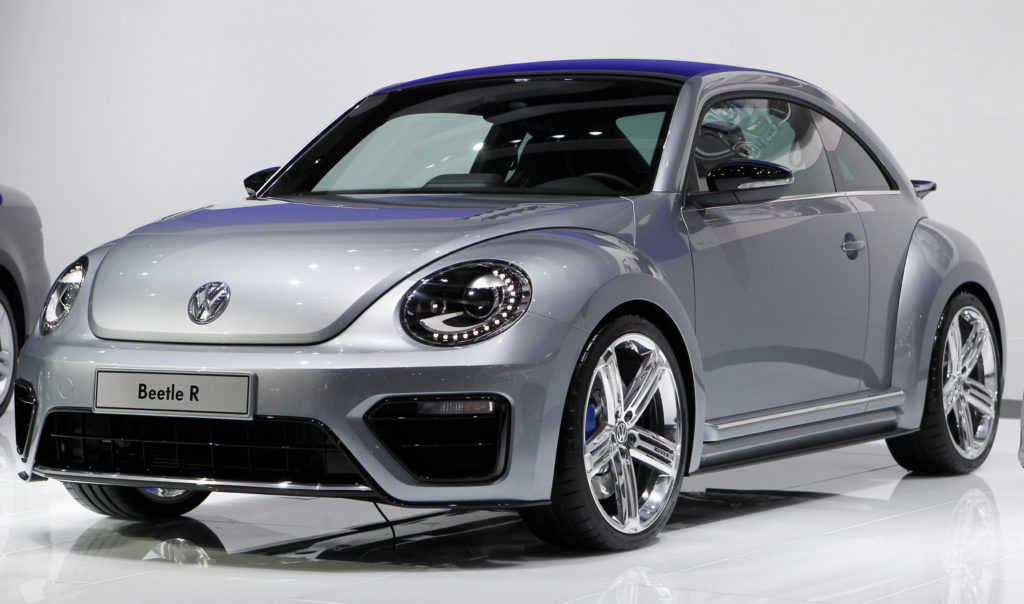 The Volkswagen Beetle R concept car is seen at the LA Auto Show in Los Angeles November 16, 2011. Photo by Danny Moloshok/Reuters