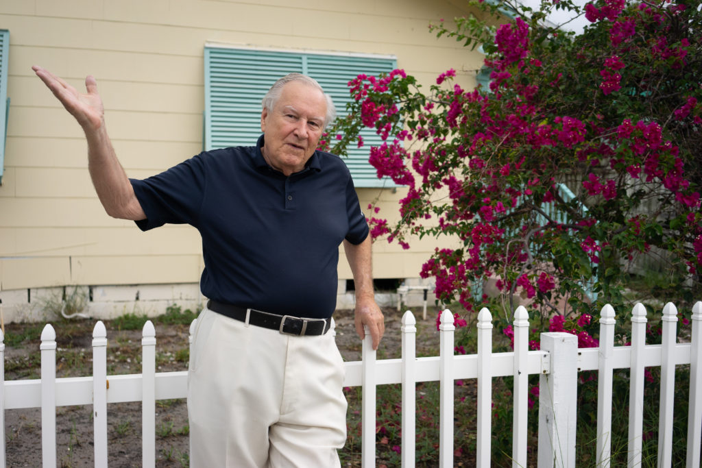 Curtis Rogers, a co-founder of GEDMatch, outside the company's homebase in Florida. Photo by William Brangham
