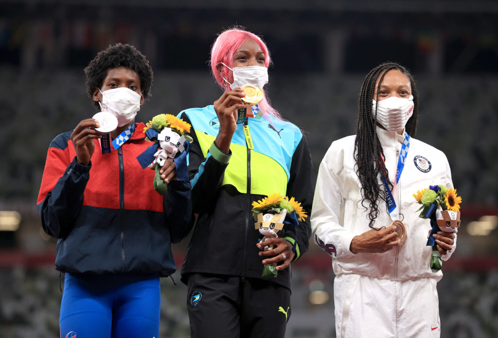 Athletics - Women's 400m - Medal Ceremony