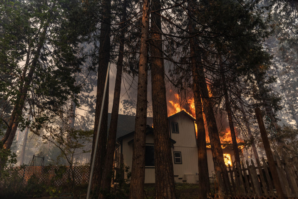 Oak Fire Burns in California