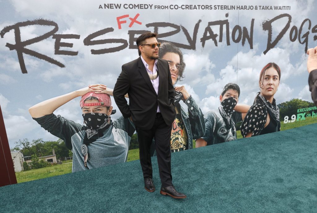 "Reservation Dogs" co-creator Sterlin Harjo at a screening for Season 1 of the show. Photo courtesy of Shane Brown/FX