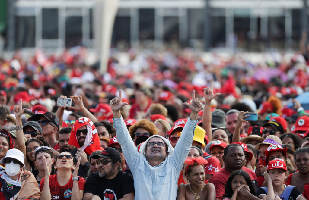 Luiz Inacio Lula da Silva takes office as Brazil's President in Brasilia