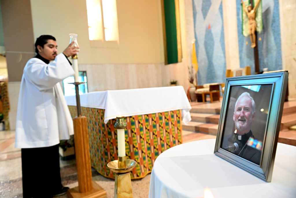 Priest Murder, Los Angeles, Bishop David OConnell Memorial Service