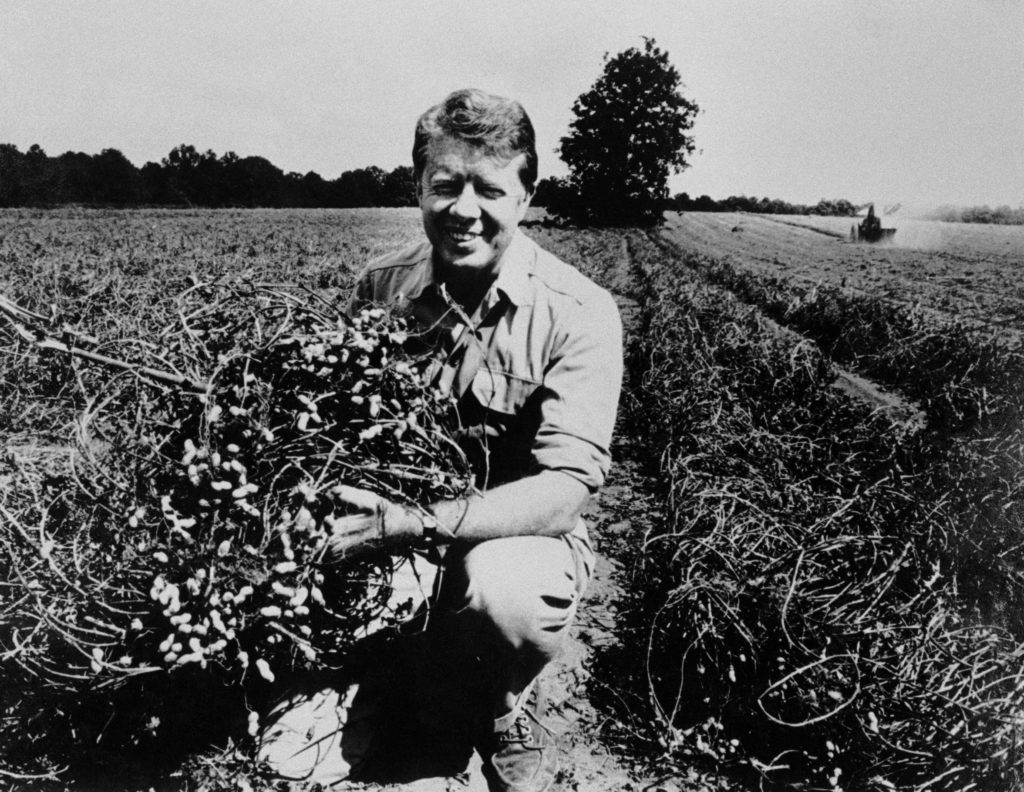 Jimmy Carter on his Peanut Farm