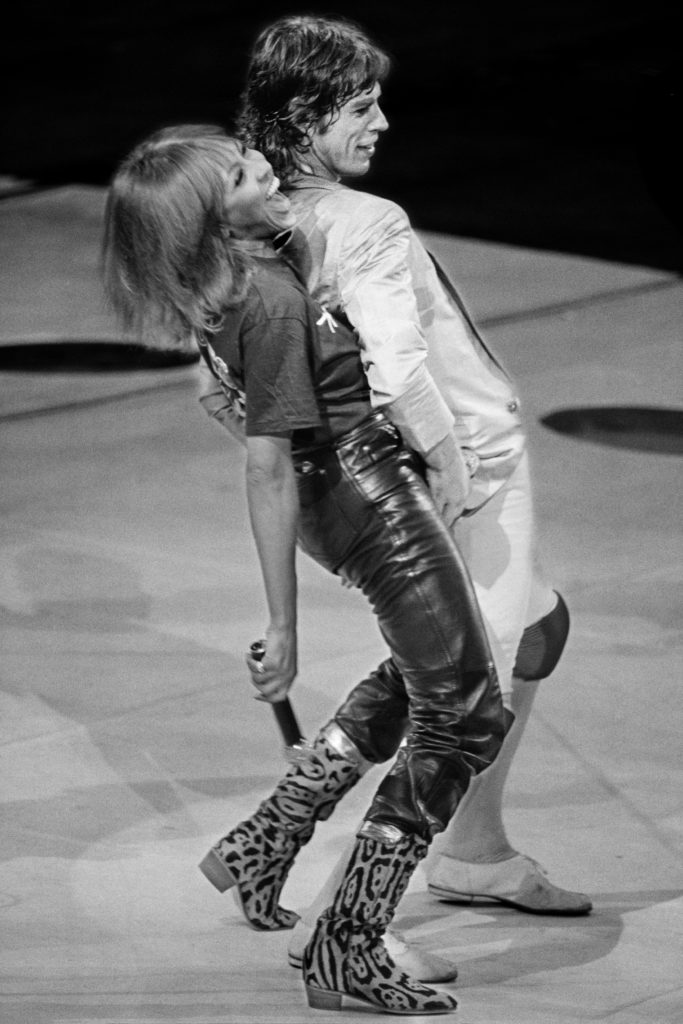 Turner Performs With The Rollings Stones Perform At JFK Stadium