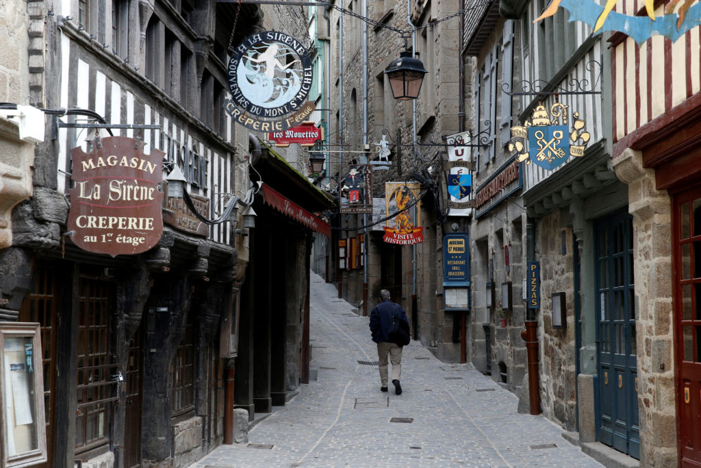 Coronavirus lockdown turns iconic Mont Saint-Michel into ghost fortress